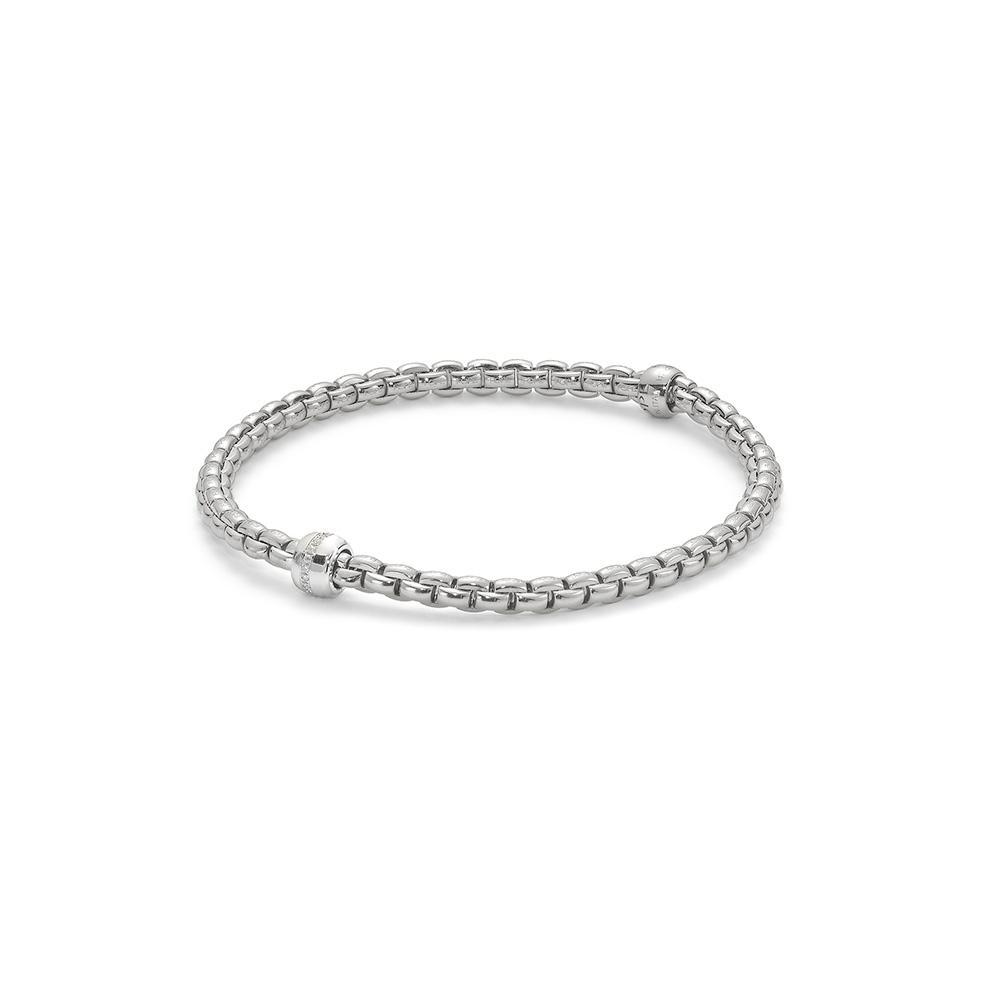FOPE 18ct White Gold 'Flex'it Eka' Bracelet