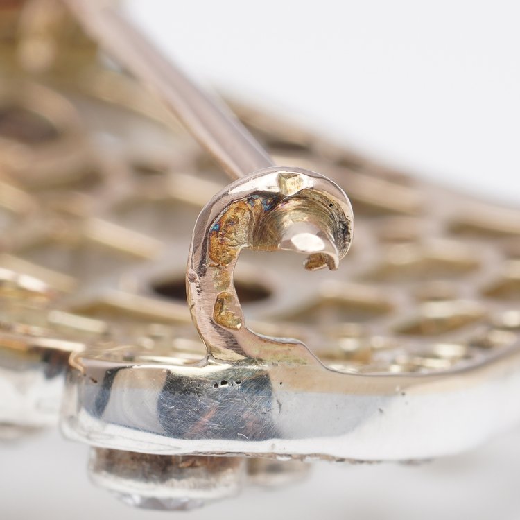 Cartier Edwardian 2.4ct Diamond Pendant Brooch