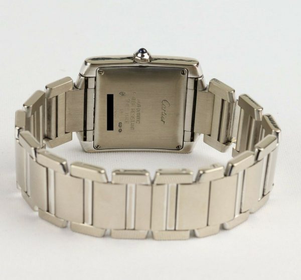 Cartier Gents 2366 Tank Française 18ct White Gold 28mm Auto, Papers