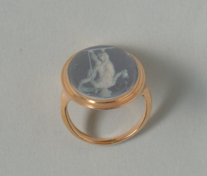 Antique Georgian Jacques Joseph de Gault Trompe L’Oeil Ring