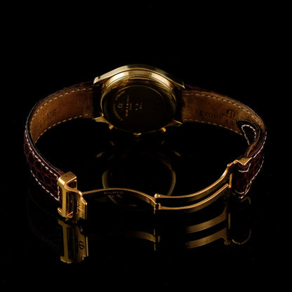 Vintage Baume and Mercier Baumatic 18ct Yellow Gold Chronograph Watch