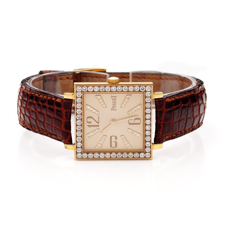 Piaget 18ct Yellow Gold Watch with Diamonds, Ref P10182