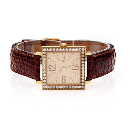 Piaget 18ct Yellow Gold Watch with Diamonds, Ref P10182