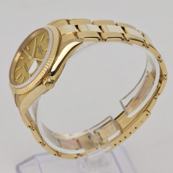 Rolex Oyster Perpetual Date 18ct Yellow Gold 34mm Automatic, Ref 15238