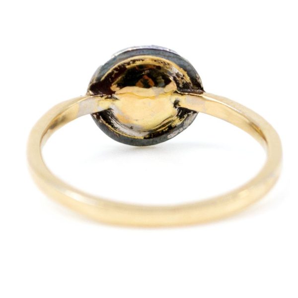 Antique Victorian Rose Cut Diamond Gold Ring