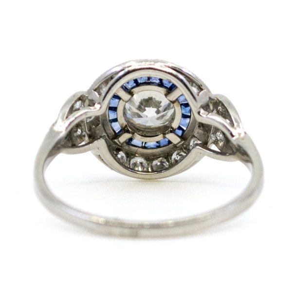 Vintage Sapphire and Diamond Ring