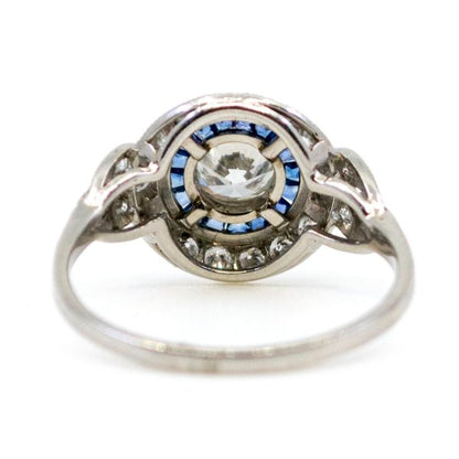 Vintage Sapphire and Diamond Ring