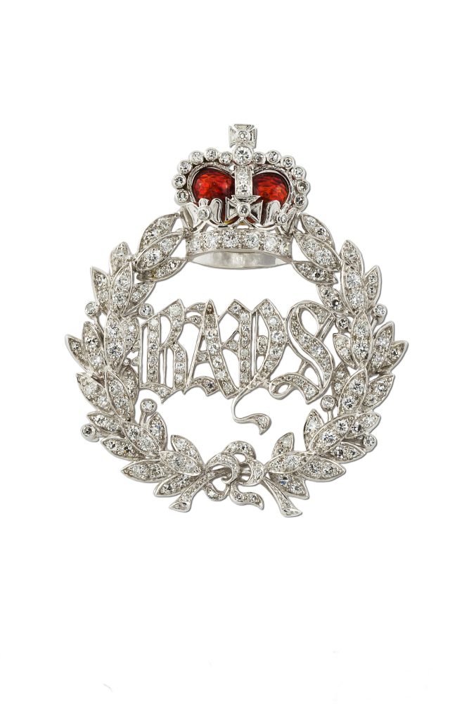 Diamond Set Regimental Brooch, 2nd Dragoon Guards