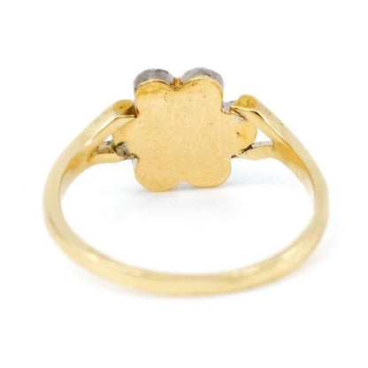 Antique Victorian Old Mine Cut Diamond Ring