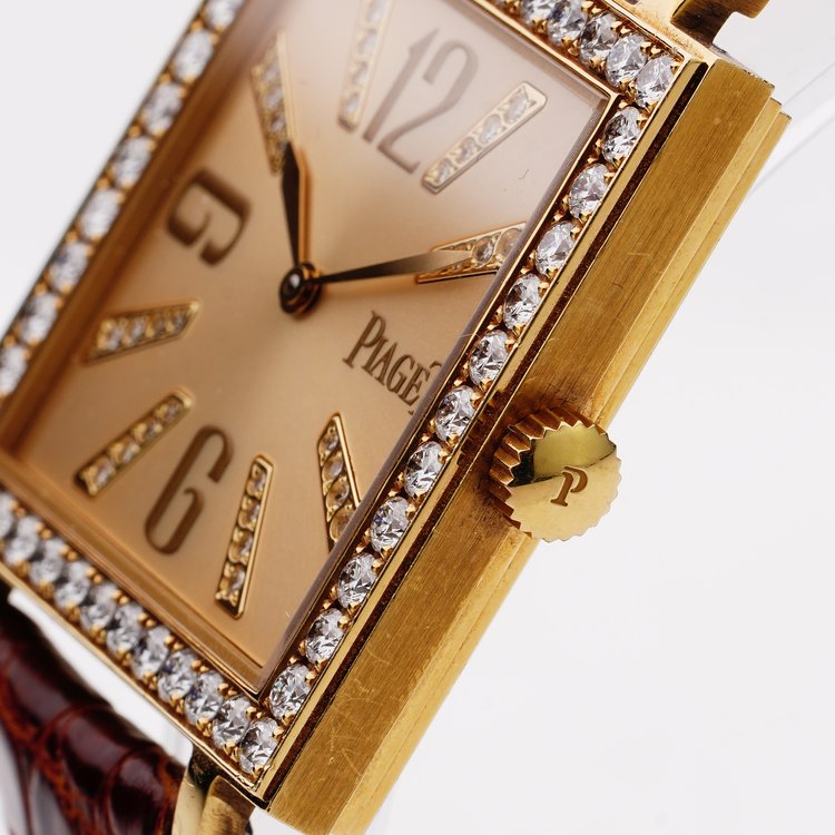 Piaget 18ct Yellow Gold Watch with Diamonds, Ref P10182