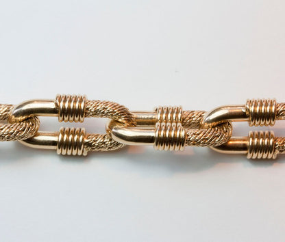 George L'Enfant 18ct Gold Link Bracelet