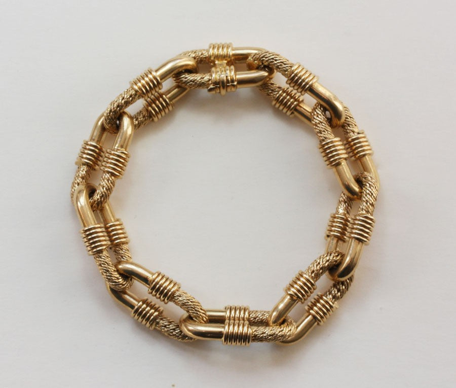 George L'Enfant 18ct Gold Link Bracelet