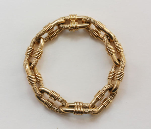George L'Enfant 18ct Gold Link Bracelet