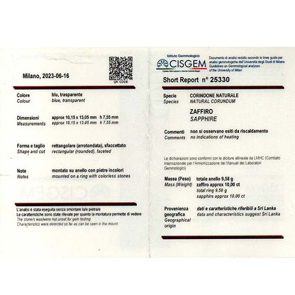 Victorian Antique 10ct No Heat Ceylon Sapphire and Diamond Trilogy Ring