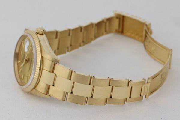 Rolex Oyster Perpetual Date 18ct Yellow Gold 34mm Automatic, Ref 15238