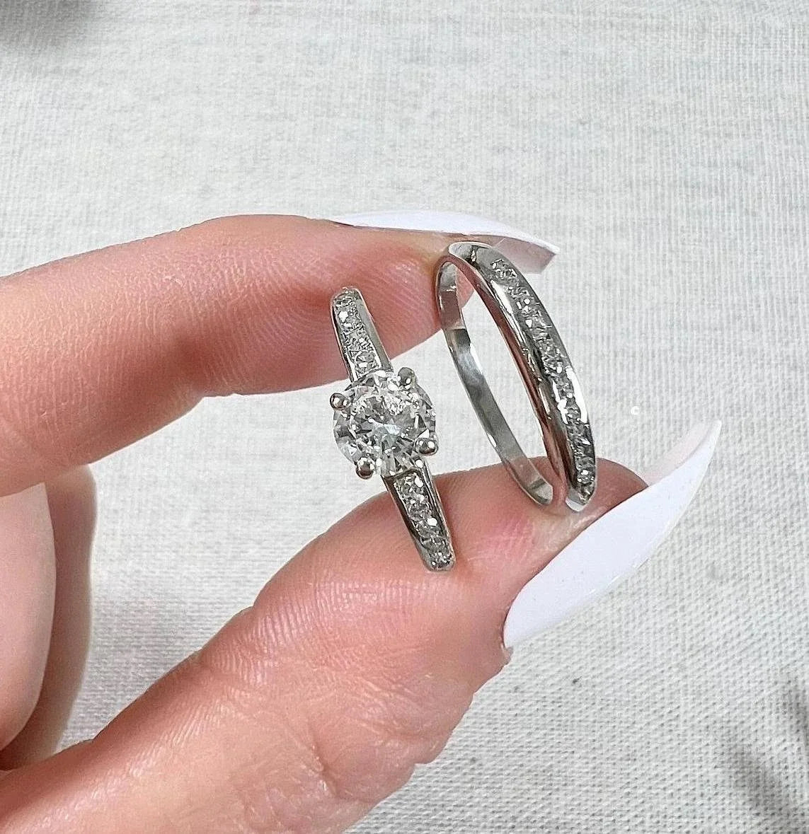 Vintage Platinum 0.50 Carat Diamond Engagement Ring, Circa 1940