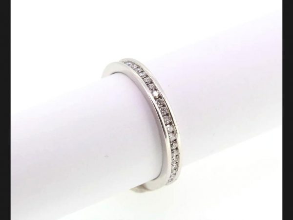Full Eternity Diamond Ring, Channel Set, 1.00 carats