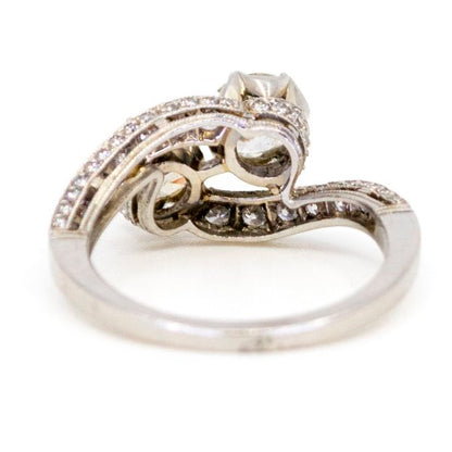 Antique Art Deco Two Stone Diamond Ring