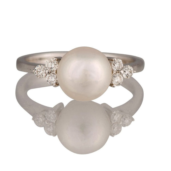 Pearl and Diamond Ring