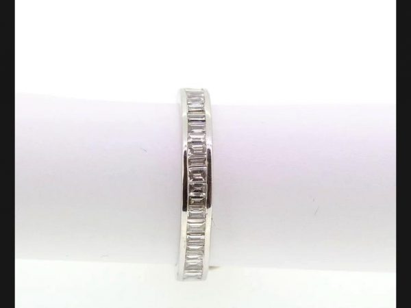 Full Eternity Diamond Ring, Channel Set, 1.40 carats (est)