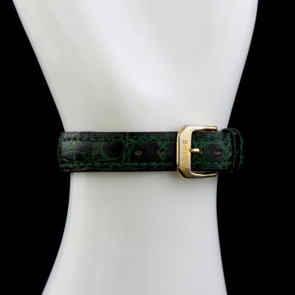 Piaget Ladies Custom Diamond Dial and Bezel 18ct Gold Manual 20" Watch; Model Number 41545, with original box and service document, Circa 1990s