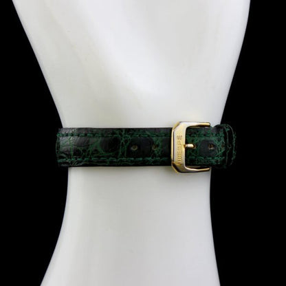 Piaget Ladies Custom Diamond Dial and Bezel 18ct Gold Manual 20" Watch; Model Number 41545, with original box and service document, Circa 1990s