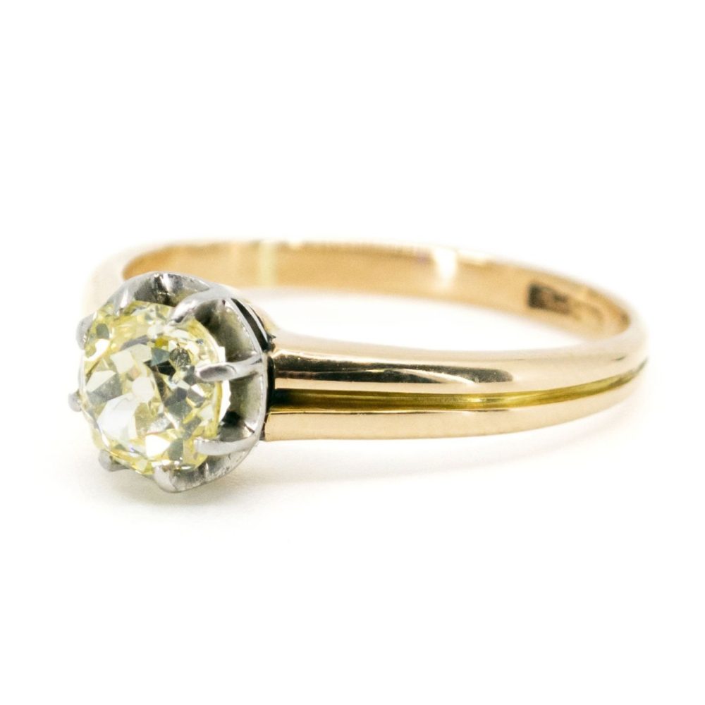 Antique Victorian Diamond Solitaire Ring