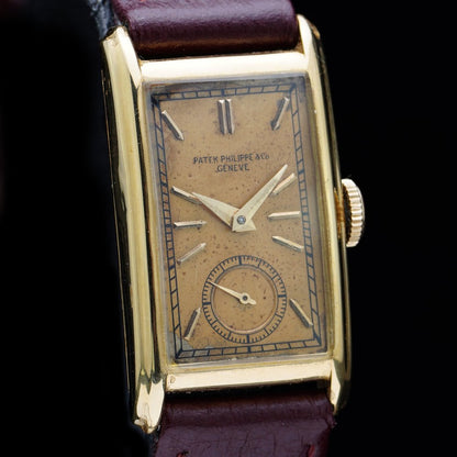 Vintage 1940s Patek Philippe 18ct Yellow Gold Manual Watch