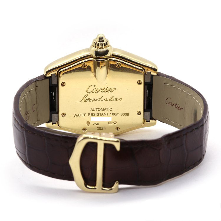 Cartier Roadster 18ct Yellow Gold Automatic Watch