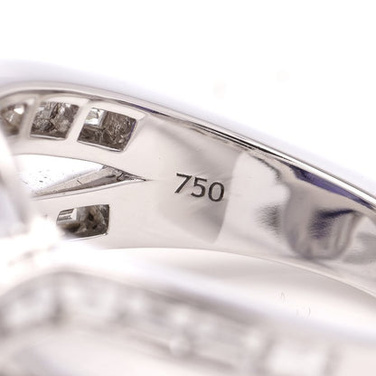 16ct Cabochon Tanzanite and Baguette Diamond Cluster Ring