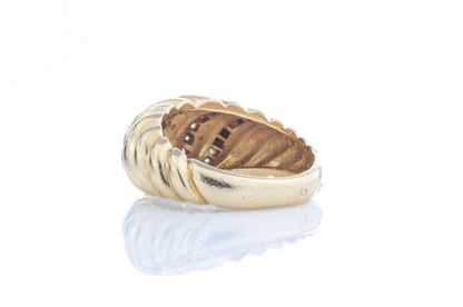 Cartier Vintage Diamond set 18ct Yellow Gold Ring, 0.78 carat total, Fully hallmarked Cartier Paris 750, with original box