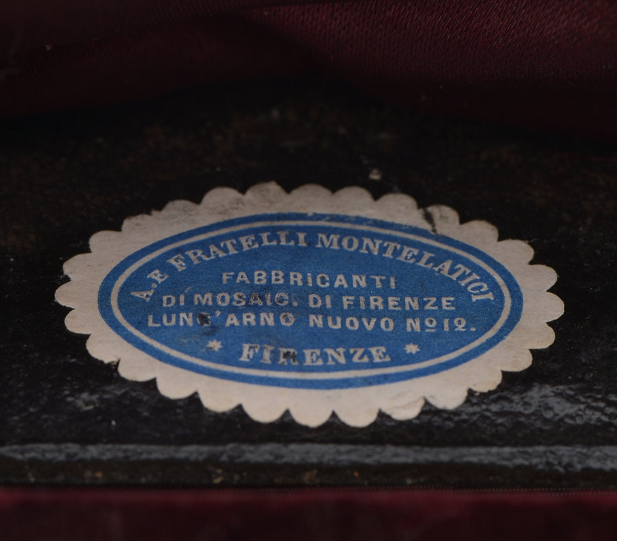 Victorian Antique Etruscan Revival Pendant and Earring Set