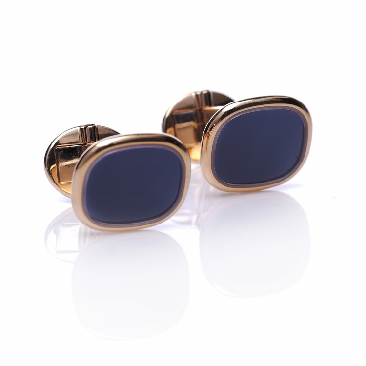 Vintage Patek Philippe Sapphire Crystal and 18ct Gold Cufflinks