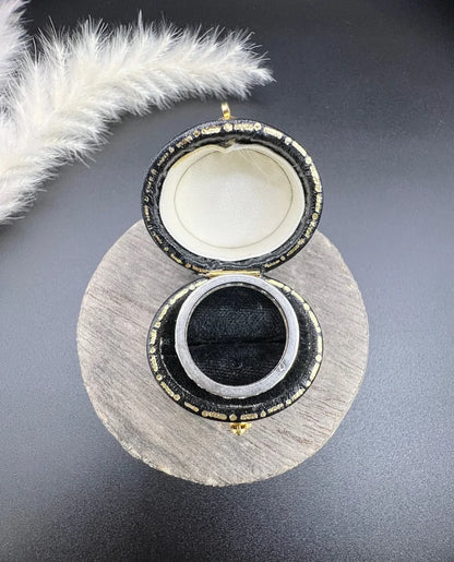 Antique Diamond Full Eternity Ring In Platinum