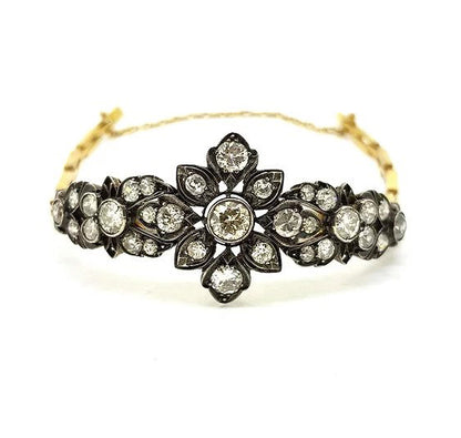 Antique Old Cut Diamond Bracelet, 6.00 carats