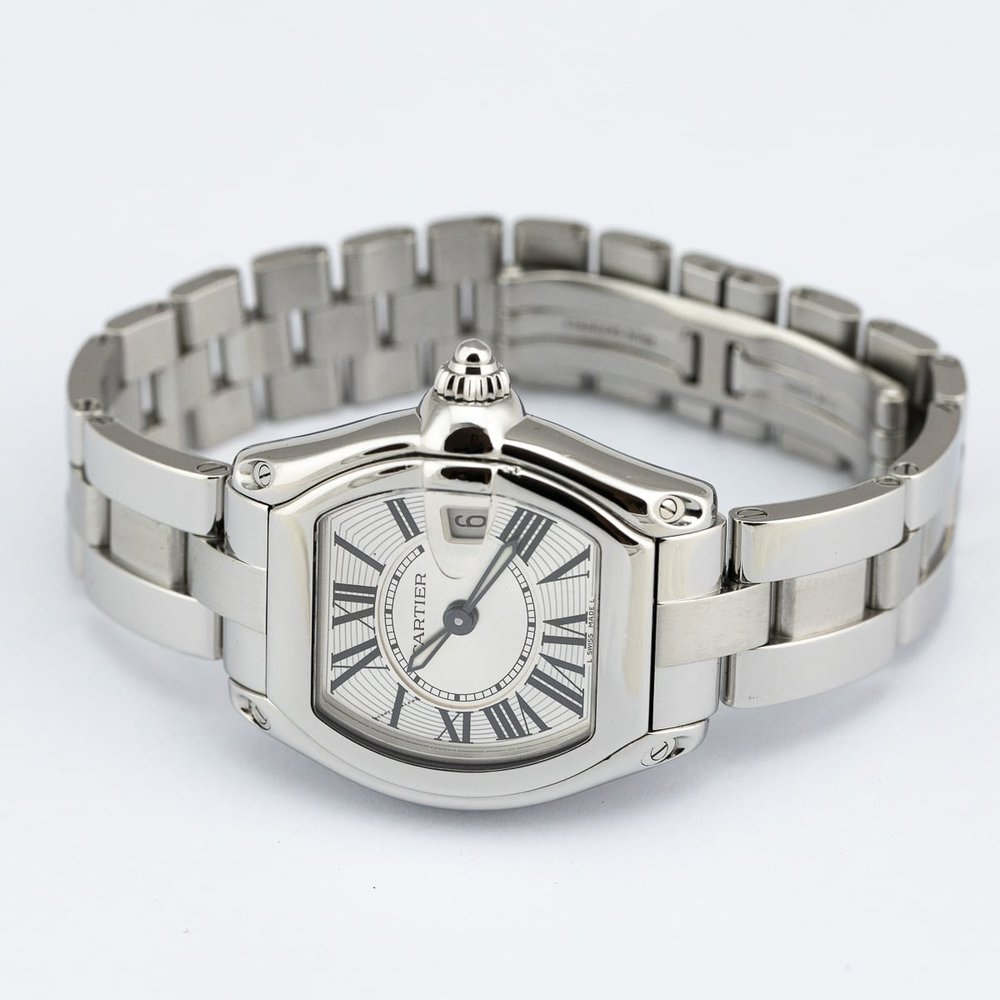Ladies Cartier Roadster Stainless Steel Watch