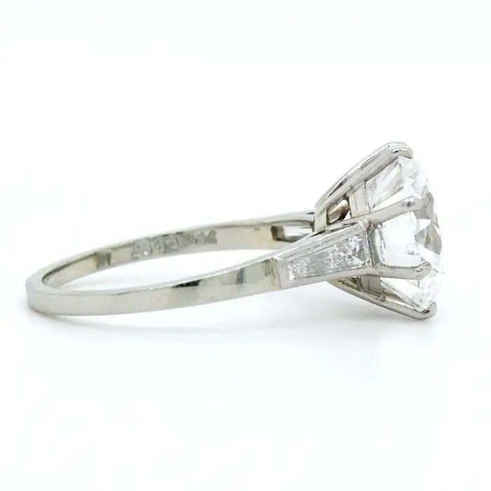 GIA Certified 5.02ct D VVS1 Diamond Solitaire Engagement Ring