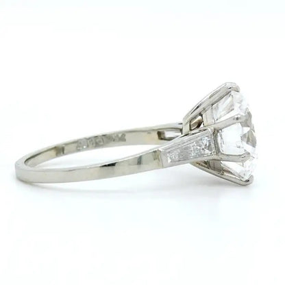 GIA Certified 5.02ct D VVS1 Diamond Solitaire Engagement Ring