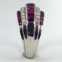 Oscar Heyman Ruby Diamond and Platinum Dress Ring