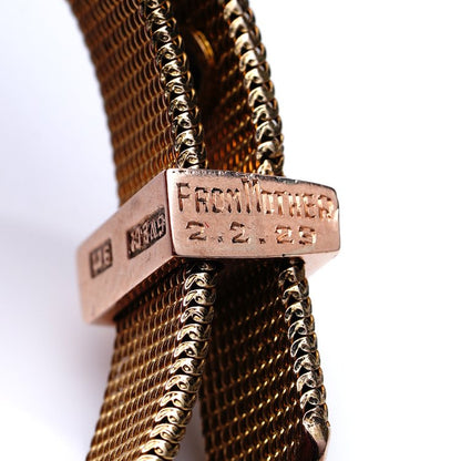 Vintage Gourdel Vales and Co Belt Bracelet with Rose Cut Diamond and Rubies