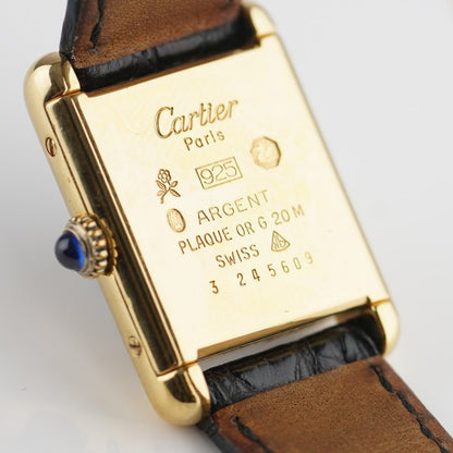 Vintage 1970s Cartier Must de Cartier Tank Manual Watch