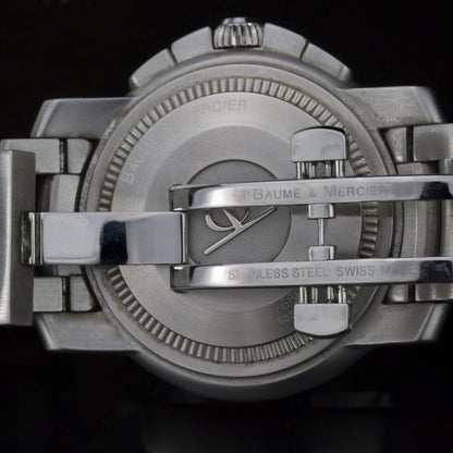 Baume and Mercier Capeland 44mm Steel Automatic Chronograph Watch