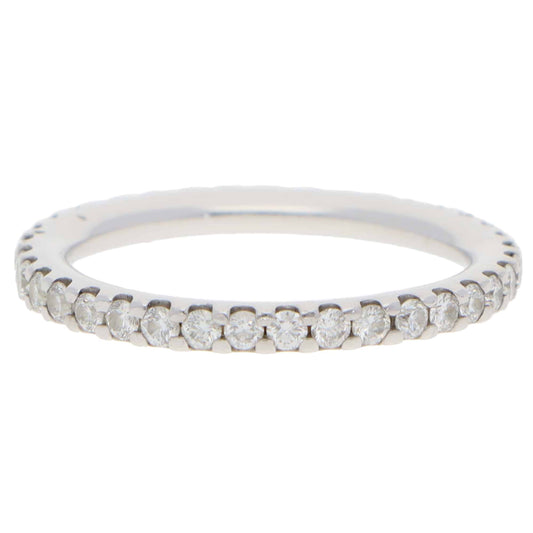 Diamond Full Eternity Ring in Platinum