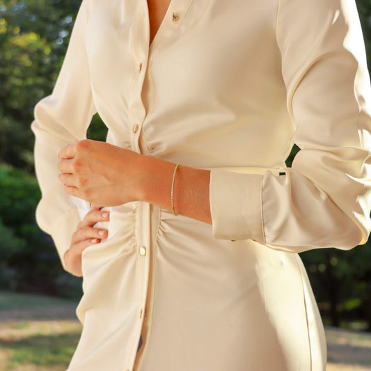 Half Eternity Diamond Set Bangle Bracelet in 18ct Yellow Gold