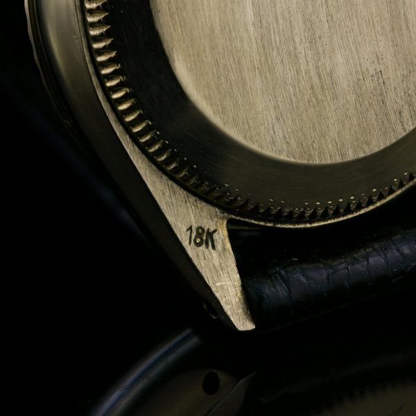 Vintage Rolex Ladies Datejust 18ct Yellow Gold Automatic Watch with Rare Silver Dial, Circa 1969