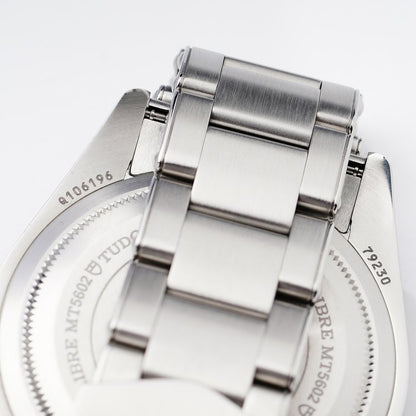 Tudor Heritage 7923OB Stainless Steel Automatic Watch with Blue Unidirectional Rotating Bezel