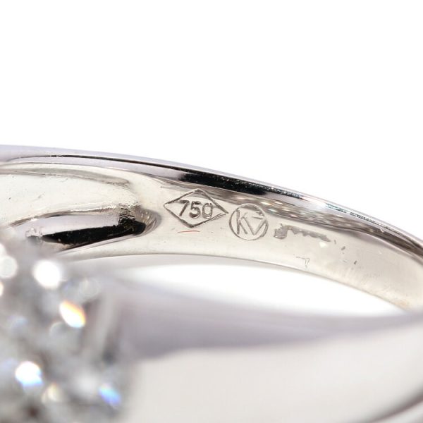 Vintage Diamond Three Row Dress Ring, 3.80 carats