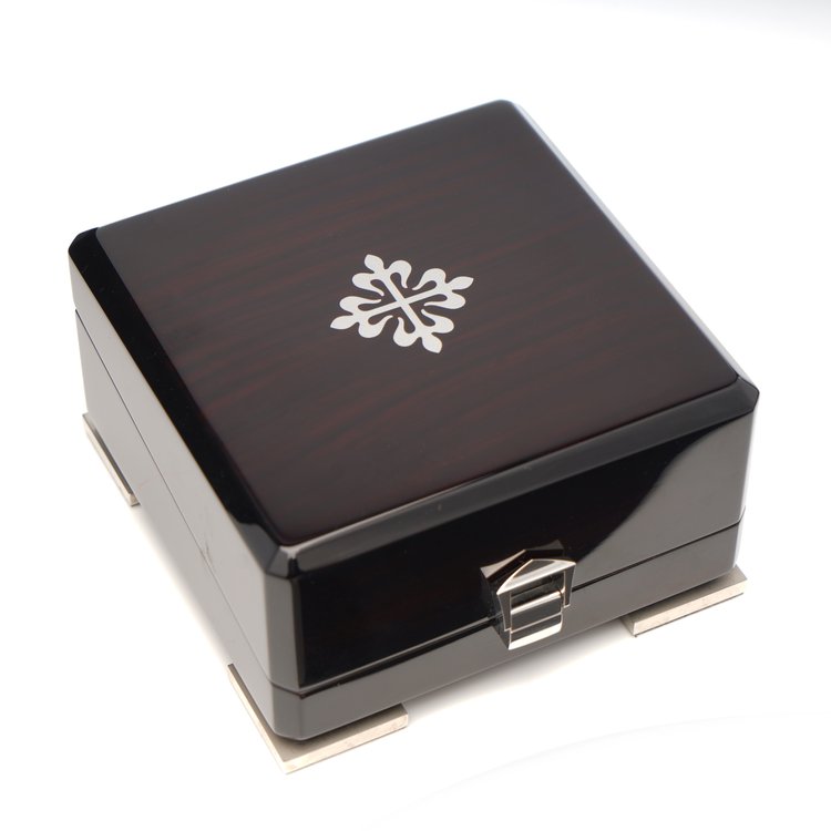 Vintage Patek Philippe Sapphire Crystal and 18ct Gold Cufflinks