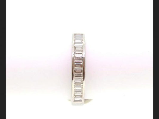 Half Eternity Diamond Ring, Channel set, 0.85 carats