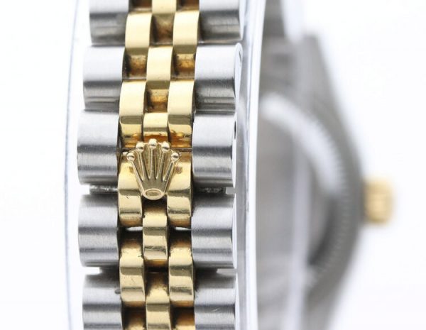 Rolex Lady Datejust Steel and Gold Watch, Gold Dust Diamond Dial Bezel